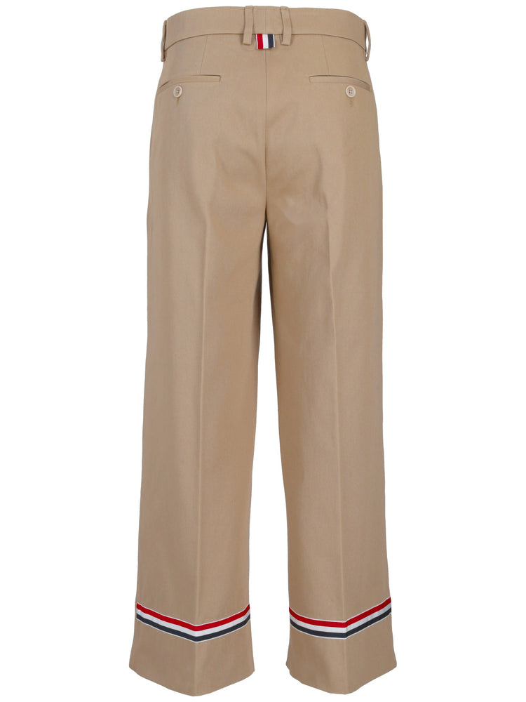 BELTLOOP CHINO IN COTTON GABARDINE