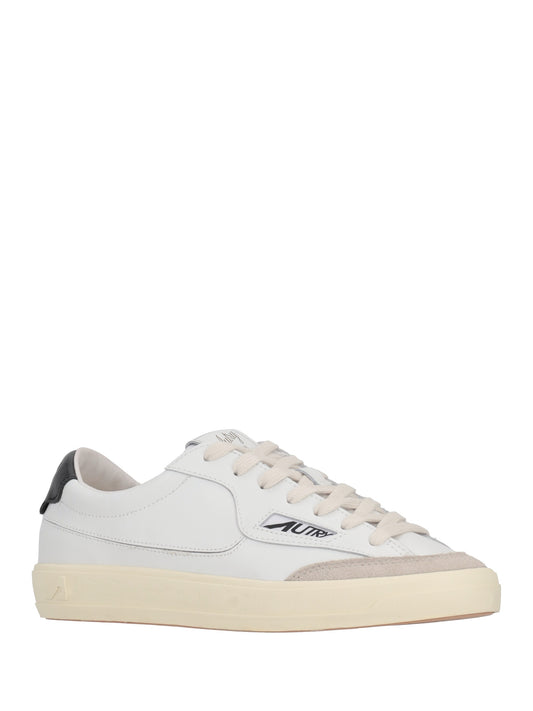 WINDSCAPE LOW WOM LEAT/SUE WHT/BLK