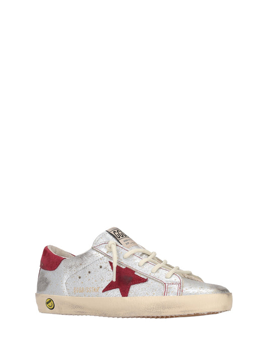SUPER STAR LAMINATED SUEDE UPPER SUEDE STAR AND HEEL