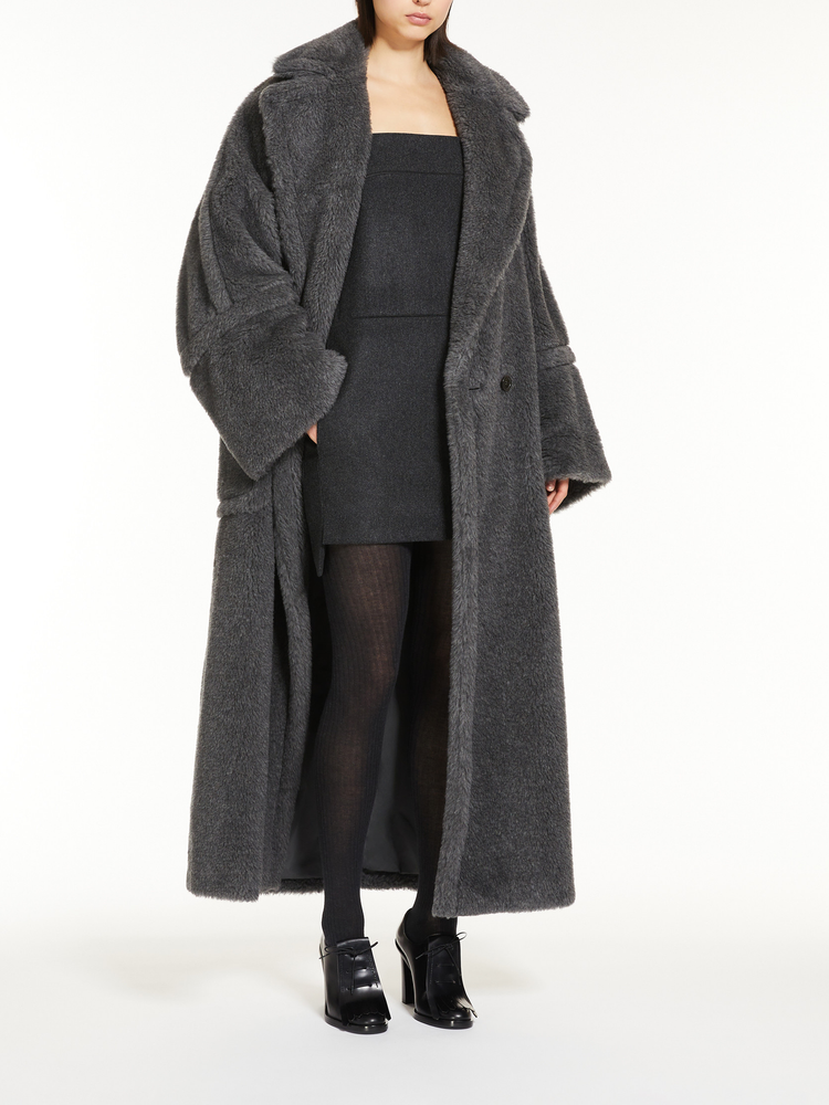 Kadiak oversized alpaca and wool Teddy coat