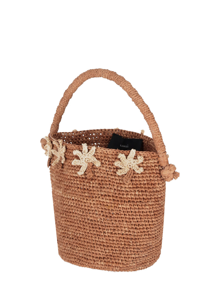 SHADOW OF THE PALM BASKET BAG BROWN  BRO