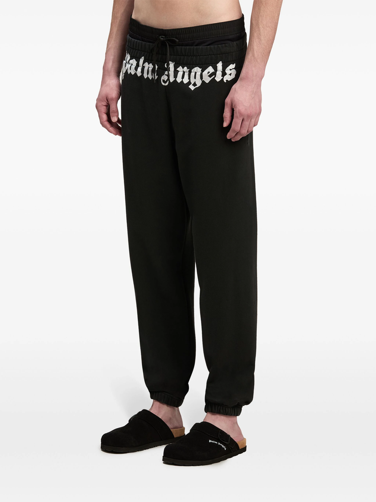 logo-print cotton track pants