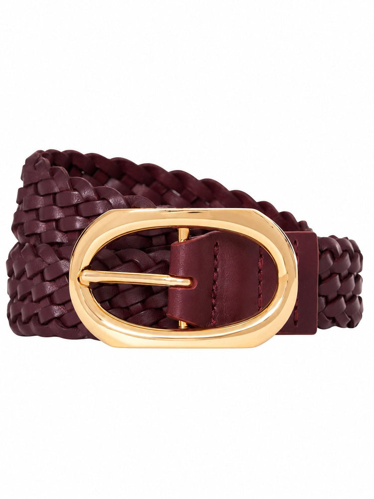 SIGNATURE LINK BELT BRAIDED - BLACK