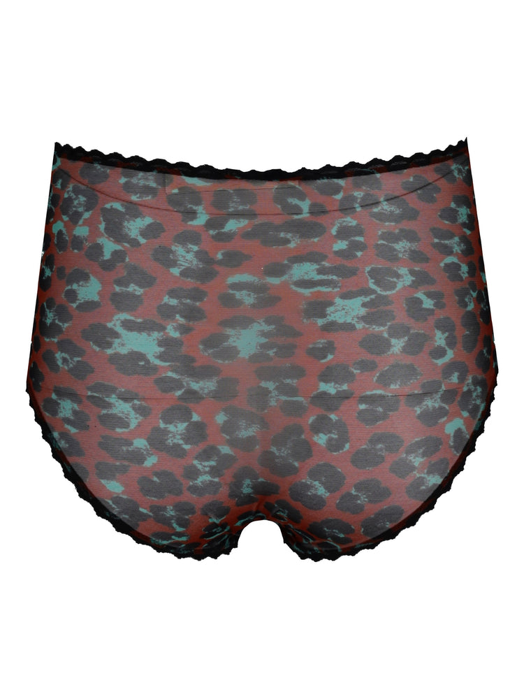 LAURA URBINATI Slip alto verde&rosa