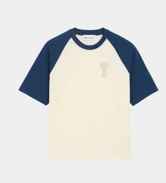 TEESHIRT MANCHES COURTES BOXY FIT AVEC PATCH AMI DE COEUR EN CROCHET