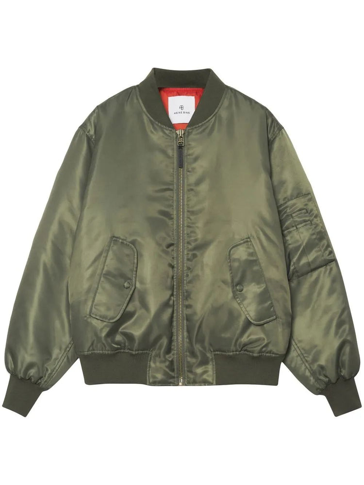 LEON BOMBER  ARMY GREEN