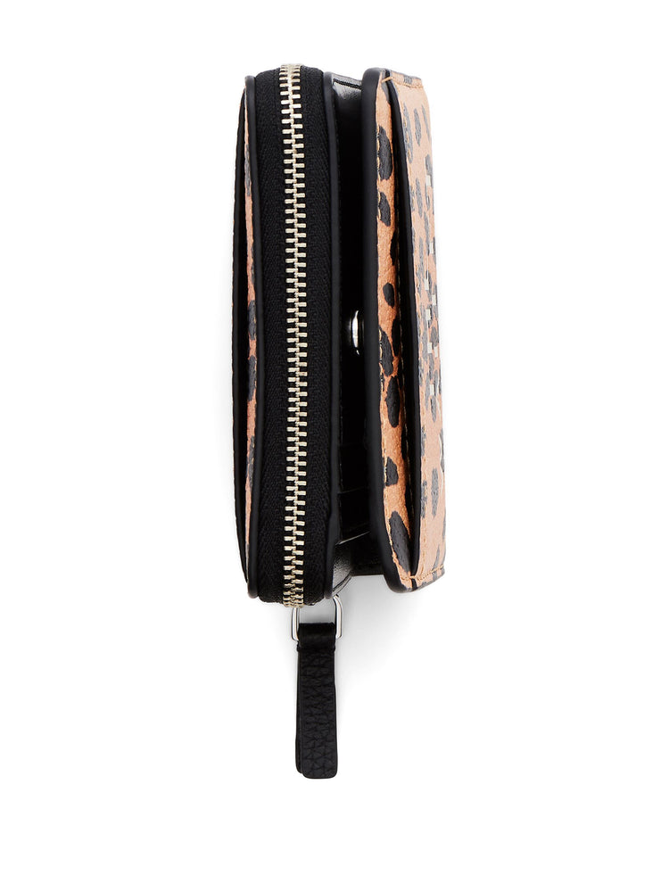 The Cheetah Leather Mini compact wallet