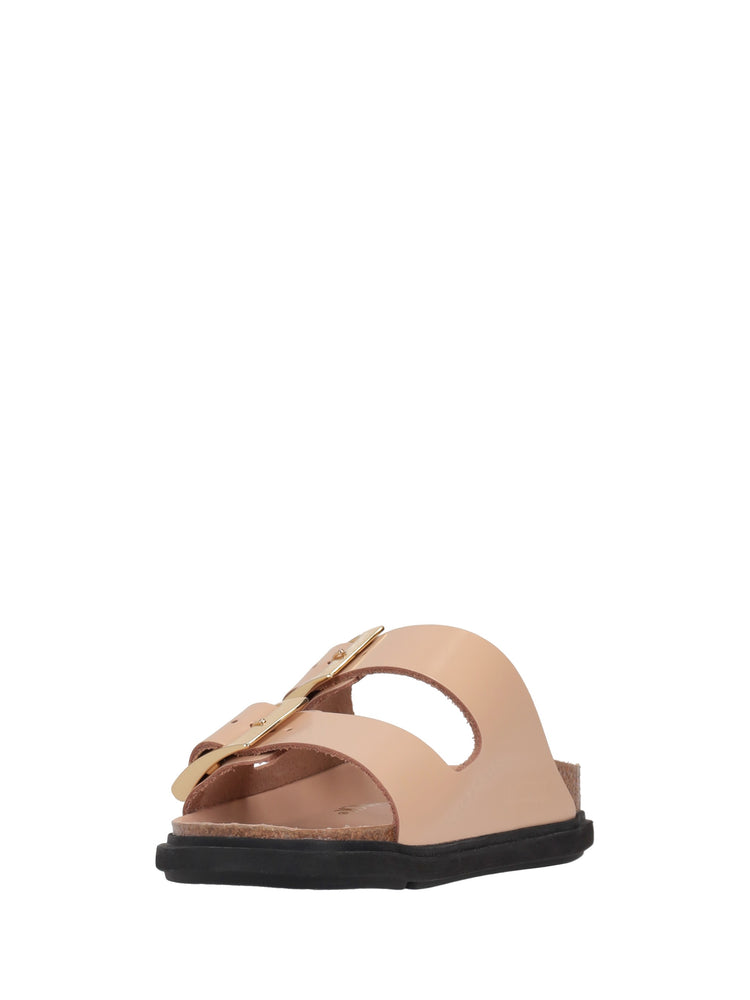 Arizona DB shine new beige, Natural Leather -