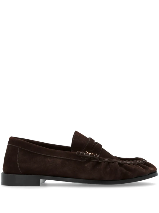 suede loafers