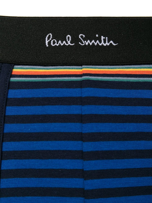 PAUL SMITH Striped logo boxers navy