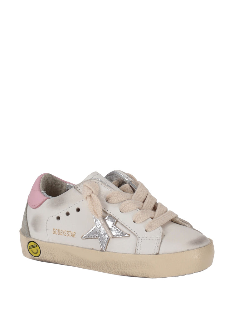 SUPER-STAR LEATHER UPPER AND HEEL LAMINATED STAR SUEDE SPUR