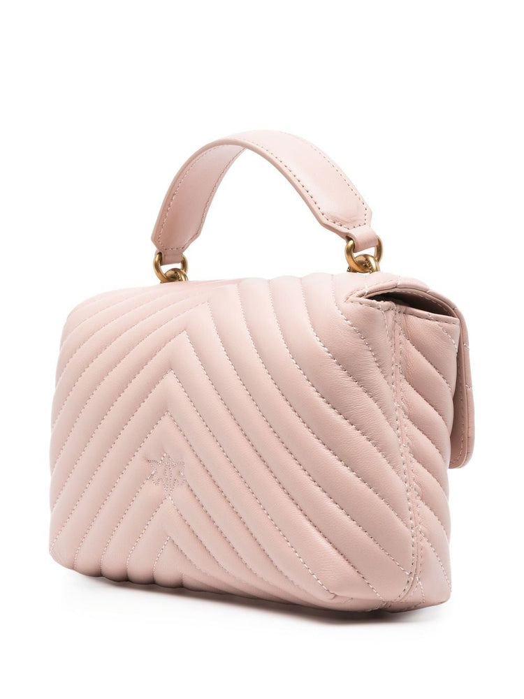 Love Lady Puff mini quilted top-handle bag