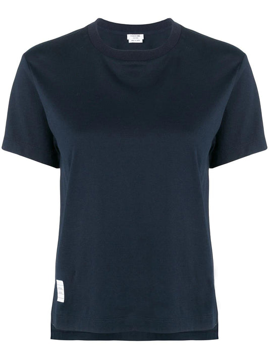 RELAXED FIT SS TEE WITH SIDE SLITS IN LT WEIGHT JERSEY