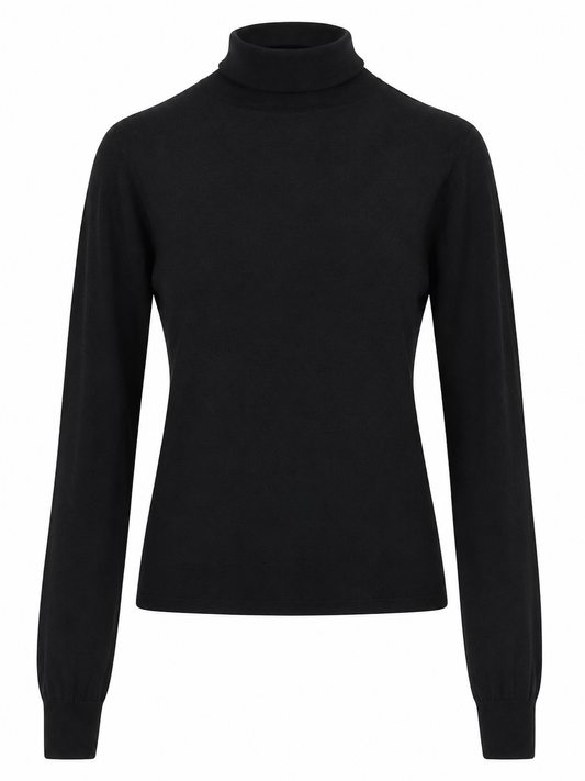 PULL COL ROULE CACHEMIRE LAINE
