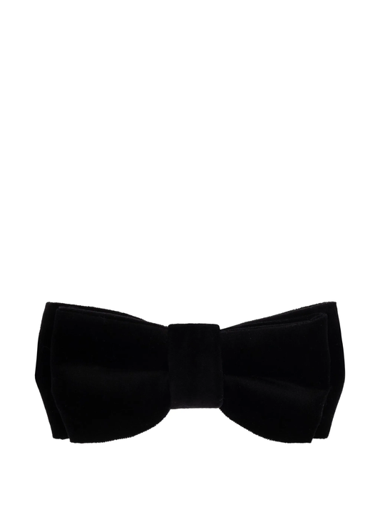 velvet bow tie