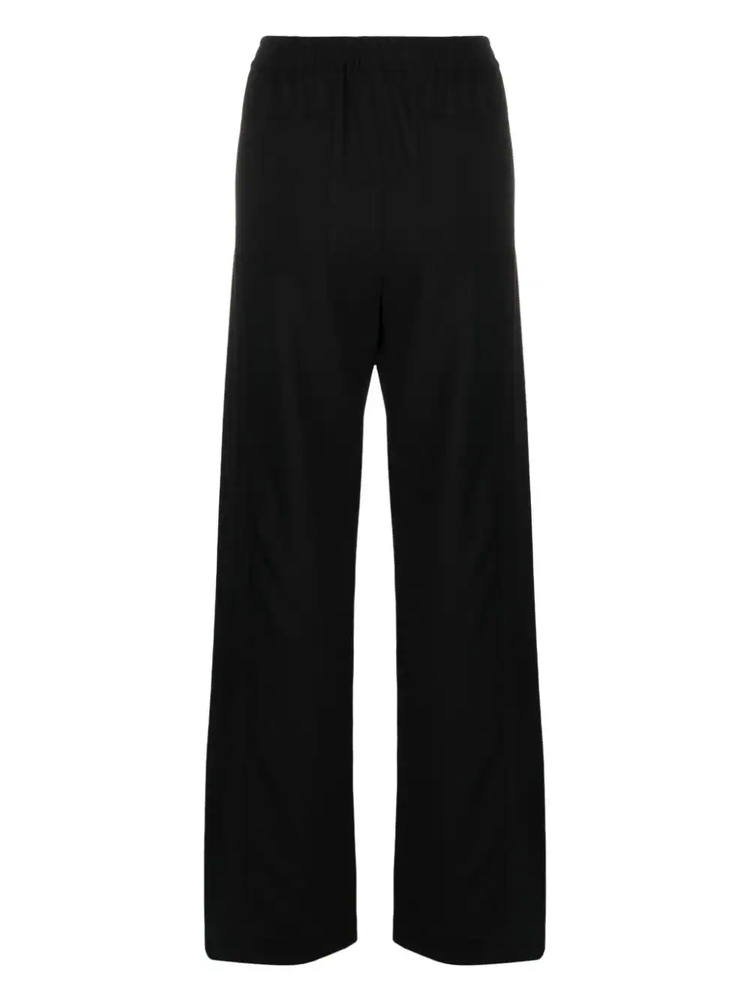 high-waist wide-leg trousers