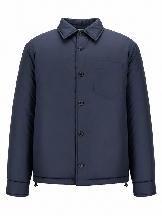 LEMPELIUS padded shirt ATO blue navy