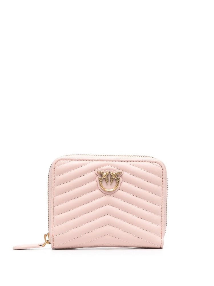 Taylor Love Birds chevron-quilted wallet