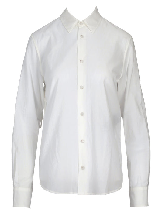 LAIS SHIRT WITH LACED UP BACK DETAIL LIGHT COTTON