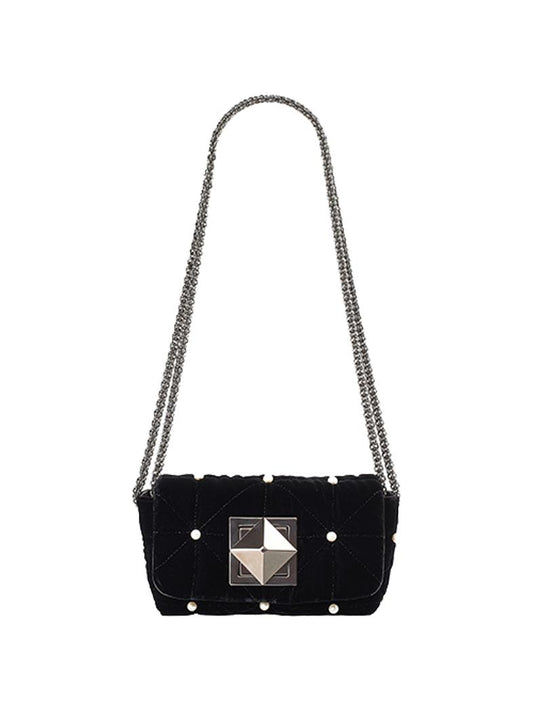 Le Copain Velvet And Pearl Mini Bag