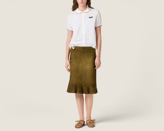 CAMICIE POPELINE RICAMO