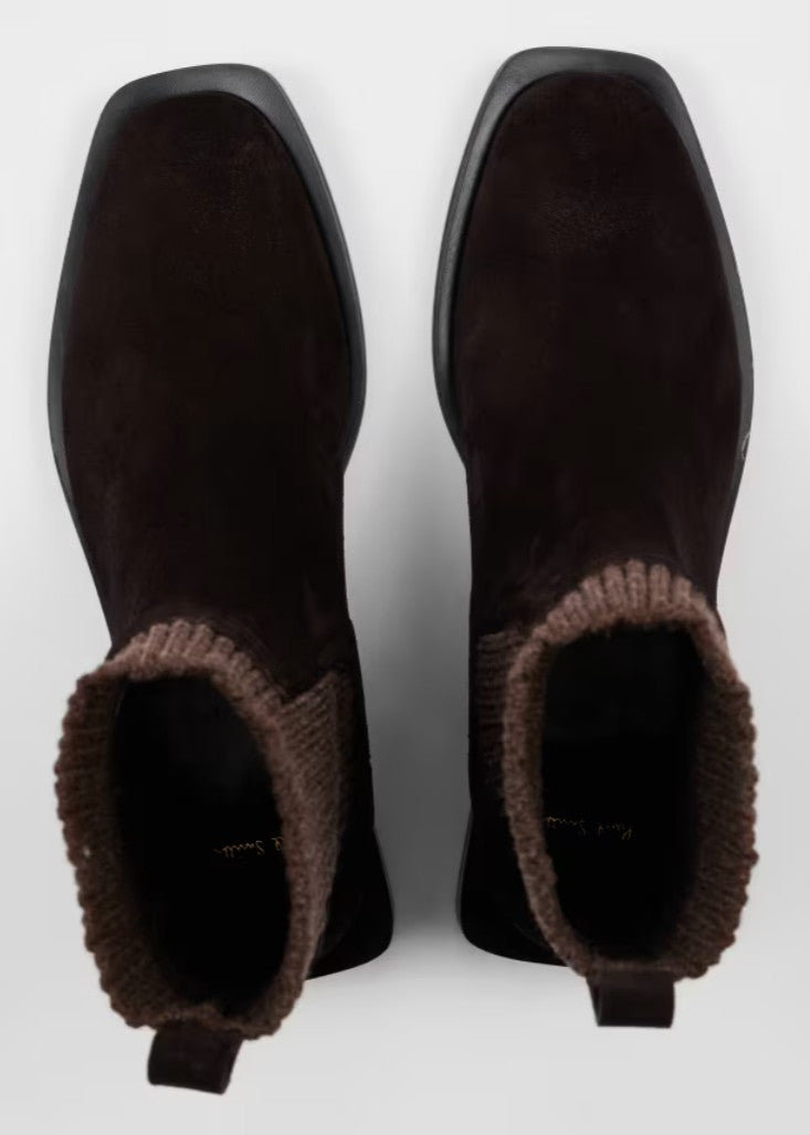 WOMENS SHOE MATOLA DARK BROWN SUEDE