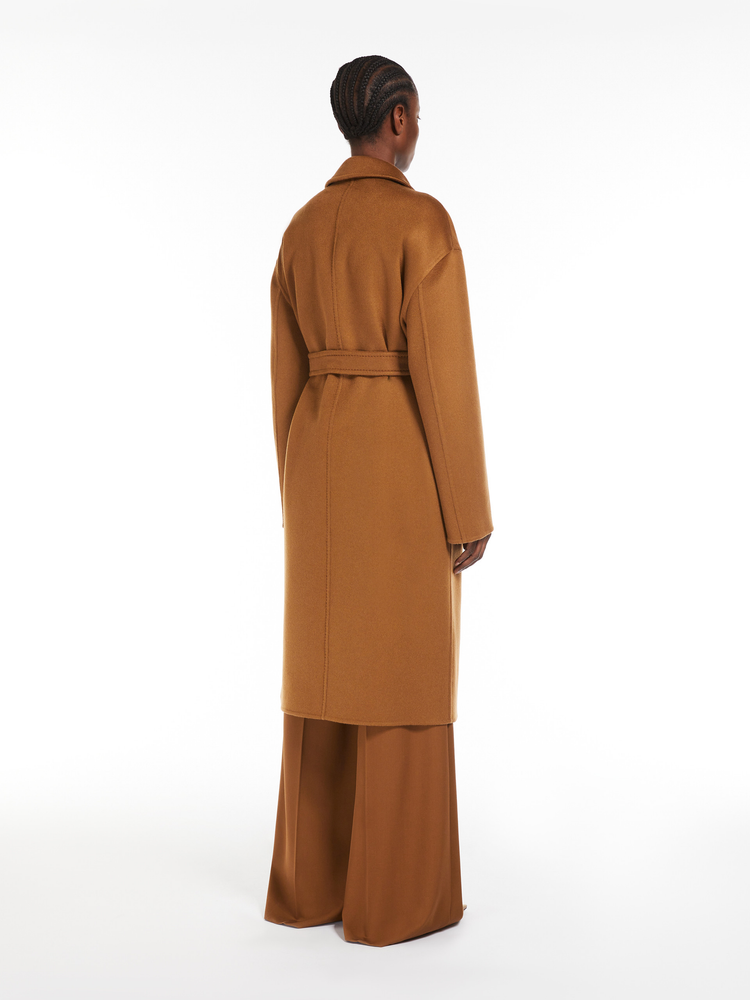 Melinda cashmere midi coat with belt