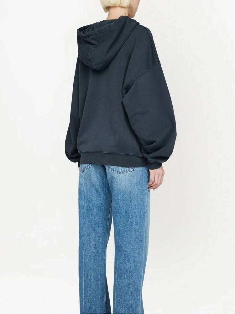 HARVEY SWEATSHIRT  DARK WASHED BLACK