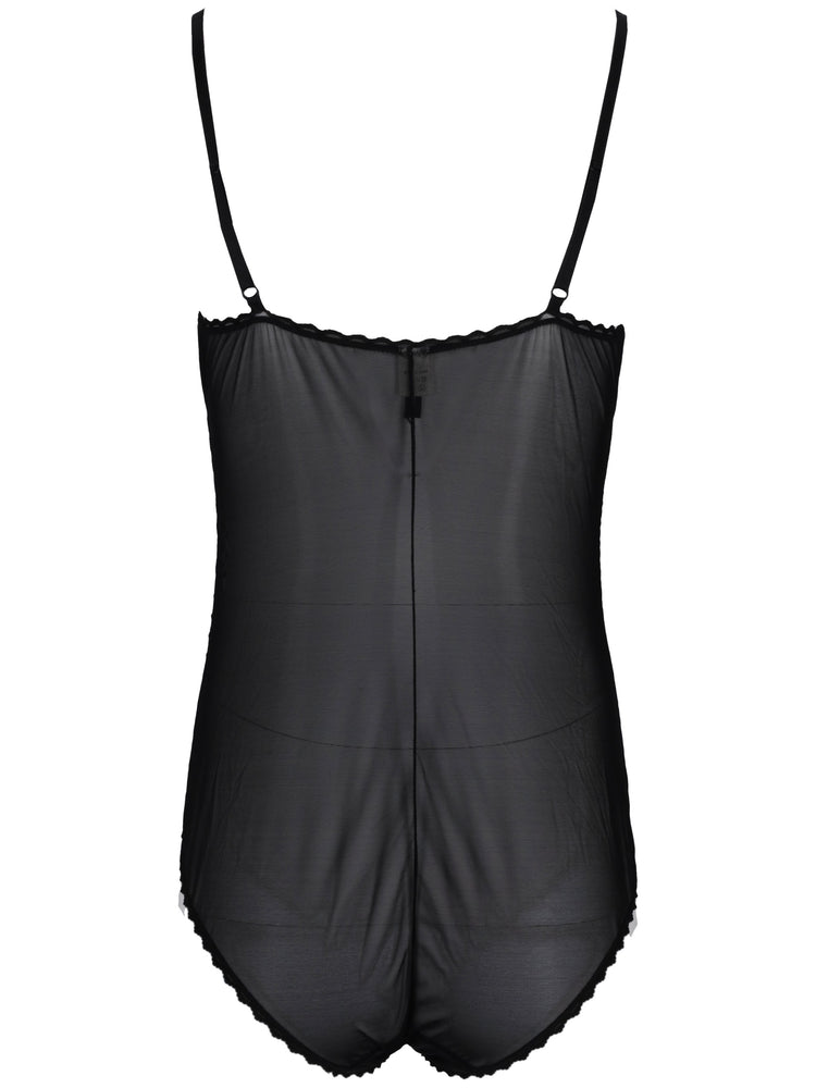LAURA URBINATI body stretch plumetis black