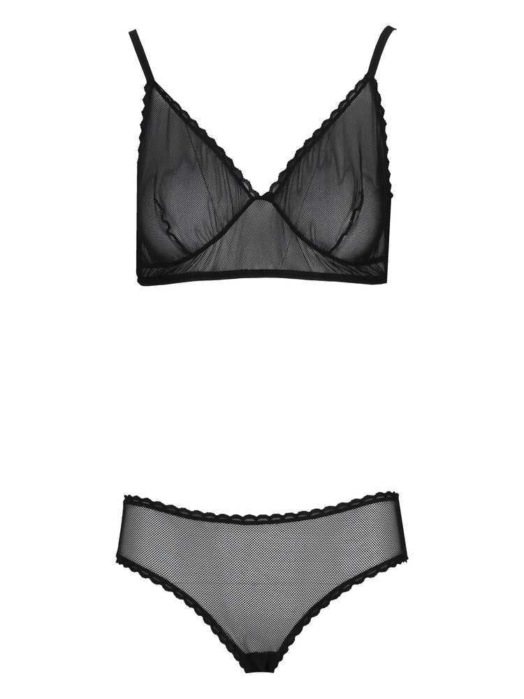 LAURA URBINATI  triangle bra with support black