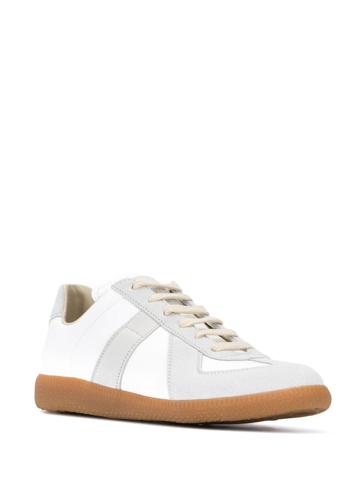 Replica low-top leather sneakers