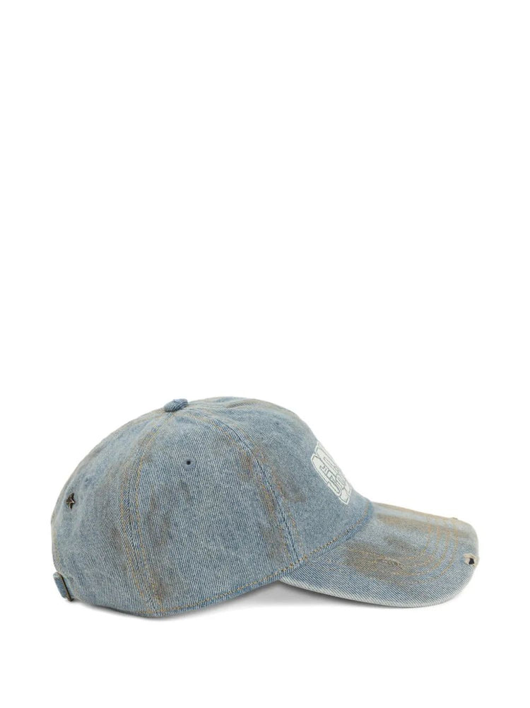 JOURNEY BASEBALL CAP COTTON DENIM OFFICINA WASH/ GOLDEN PRINT
