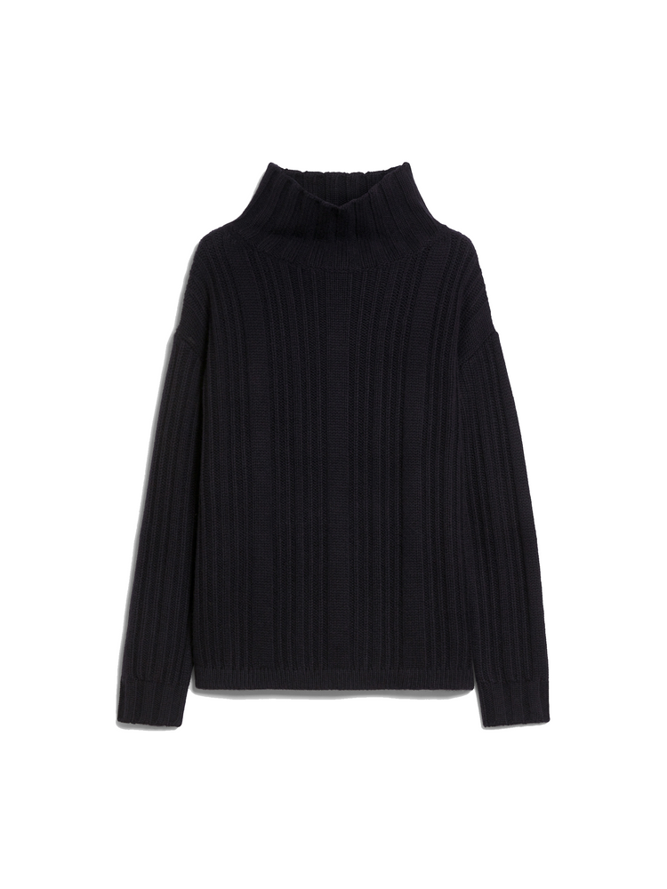 Vitalba wool and cashmere polo-neck jumper