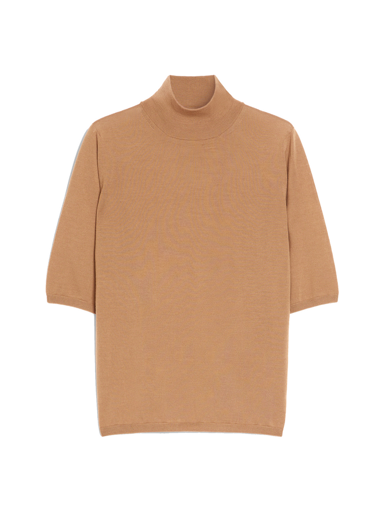 Cecina wool knit turtleneck jumper