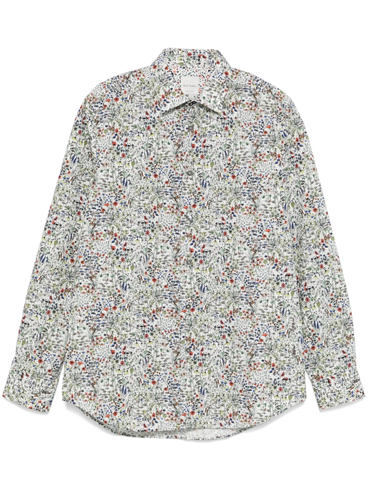 Sketch Floral-print shirt