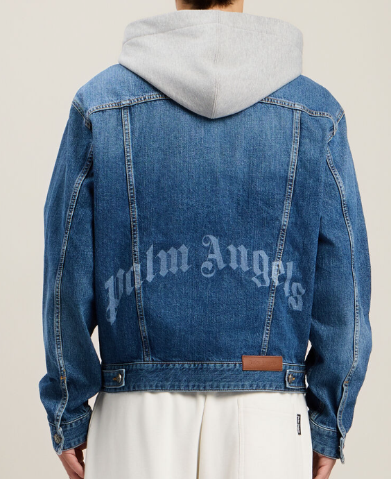 MW CURVED LOGO DENIM JACKET