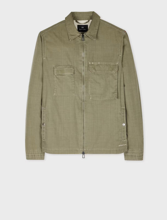 MENS ZIPPED FRONT OVERSHIRT