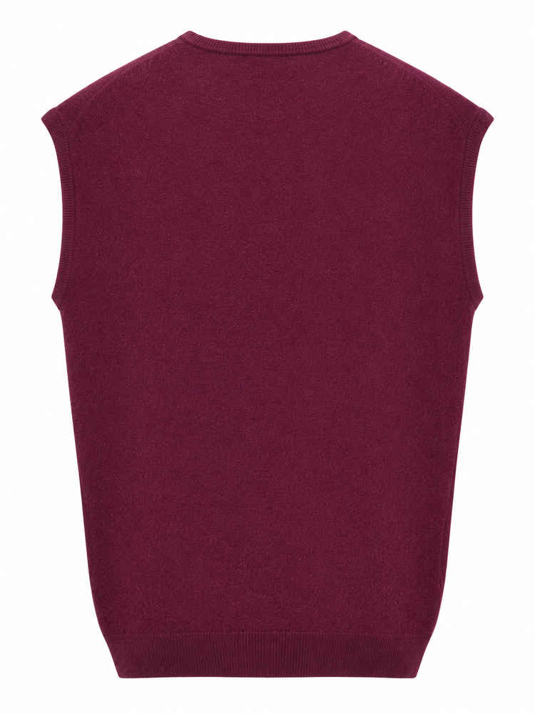 LA ROSE knitwear gilet oversize sabbia