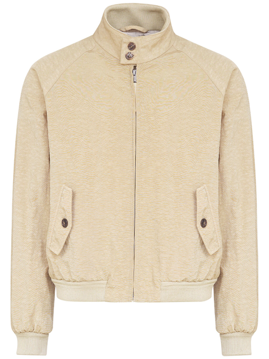 lightweight canvas zipped jacket