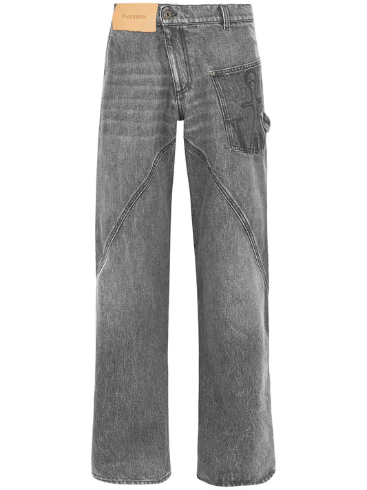 twisted workwear jeans