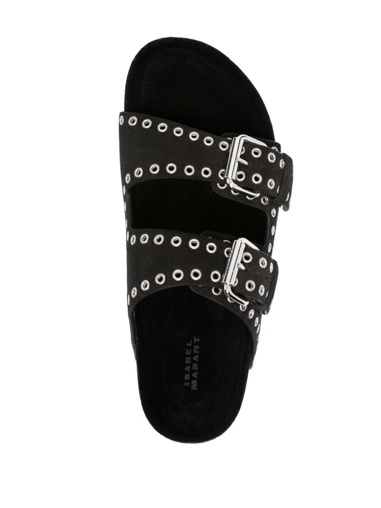 Lennyo eyelet-embellished sandals