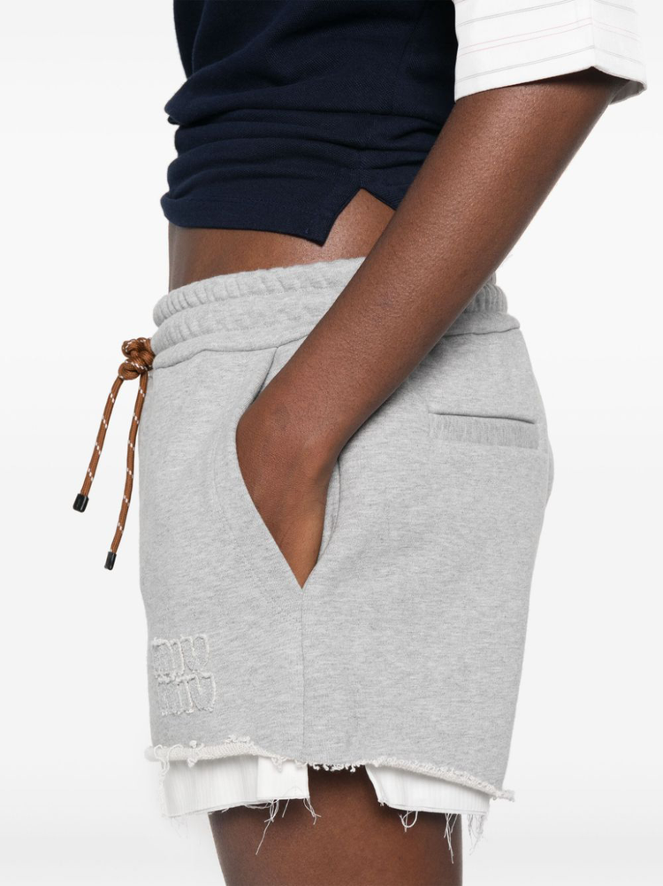 cotton fleece shorts