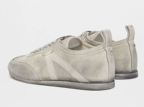 SIRU SOFT LOW-TOP BOXING SNEAKERS CALF SUEDE SKIN