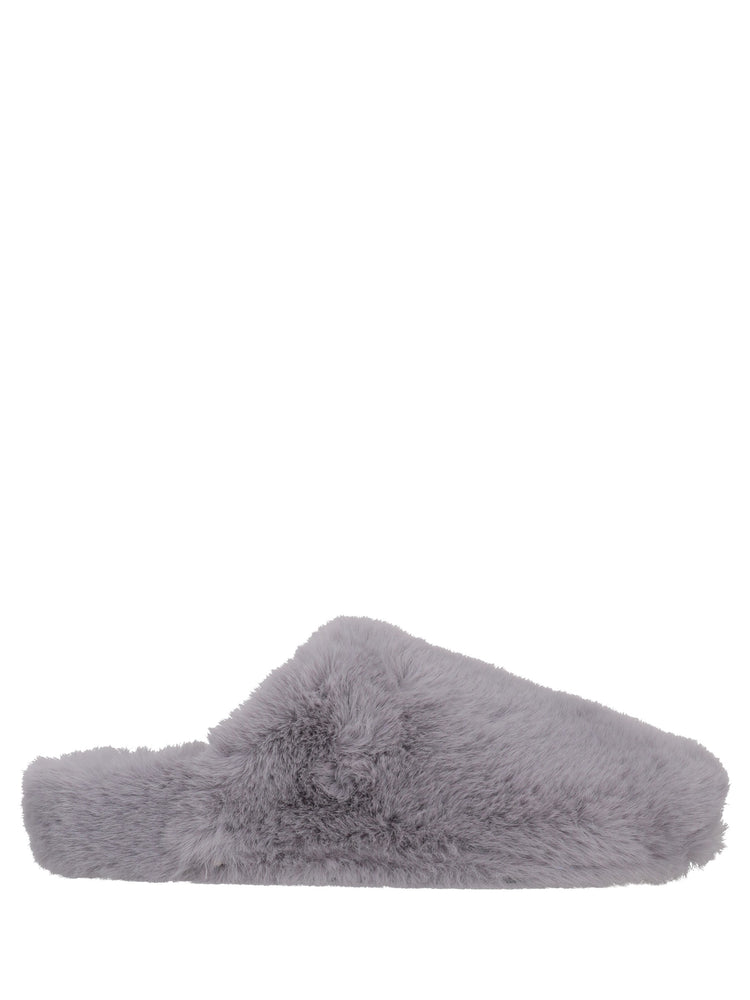 Furry indoor slippers