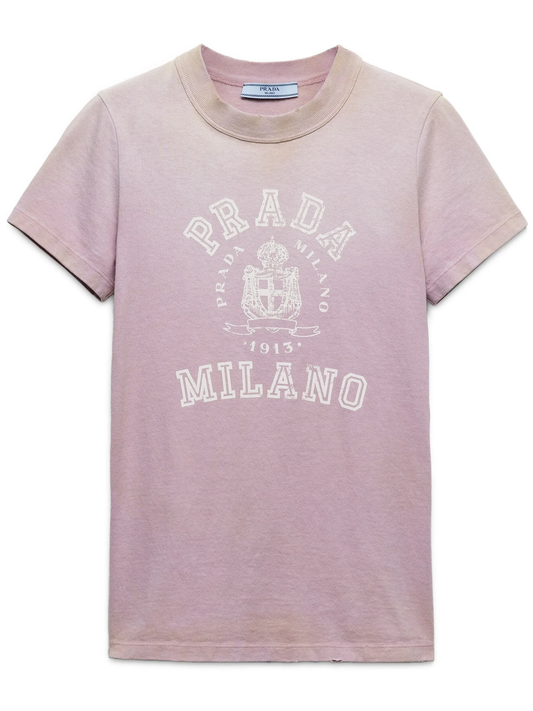 logo-print T-shirt