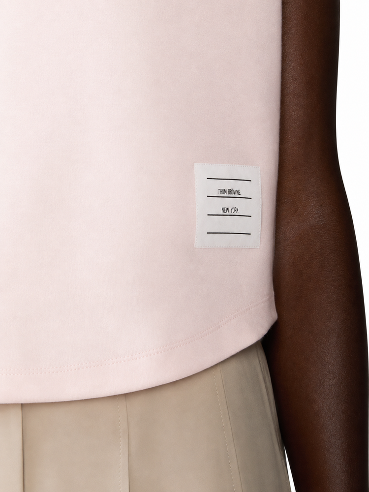 SHORT SLEEVE TEE IN COTTON MILANO