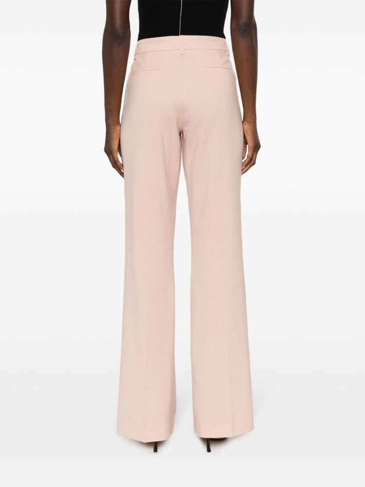 straight-leg tailored trousers