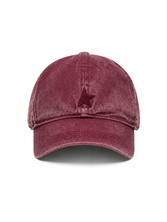 JOURNEY BASEBALL CAP/ WASHED COTTON TWILL/ STAR EMB