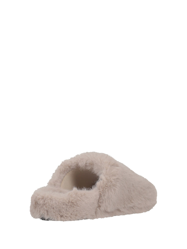 Furry indoor slippers