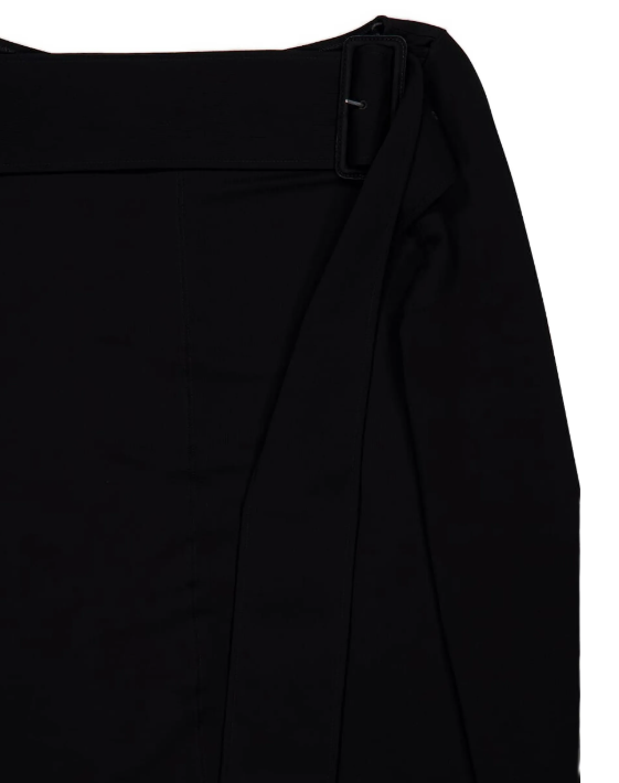 LONG DRESS BUCKLE CREPE JERSEY